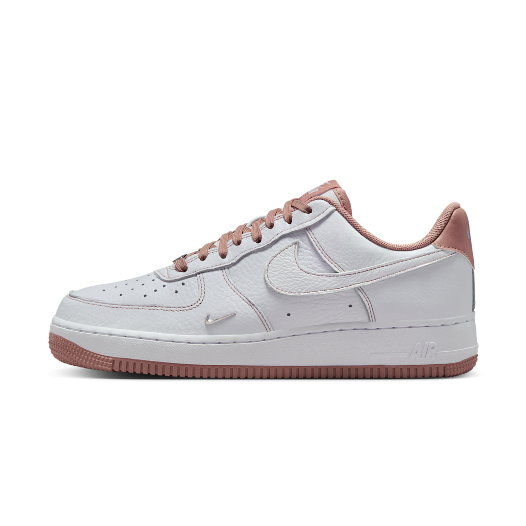 Overkicks - Nike Air Force 1 Low 07 Mini Jewel White Particle Pink (IB6543-100) - vista lateral