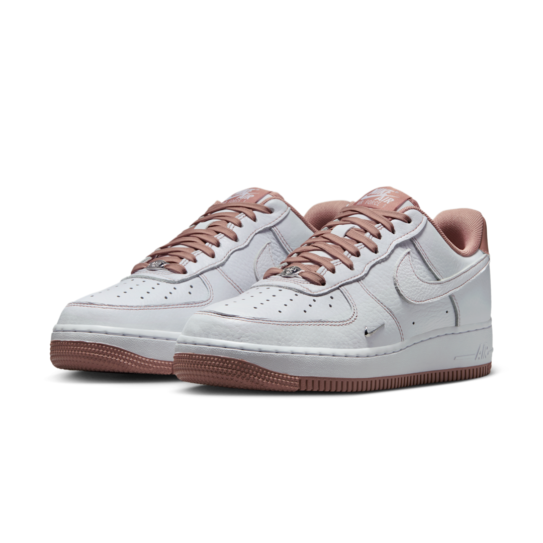 Overkicks - Nike Air Force 1 Low 07 Mini Jewel White Particle Pink (IB6543-100) - vista trasera