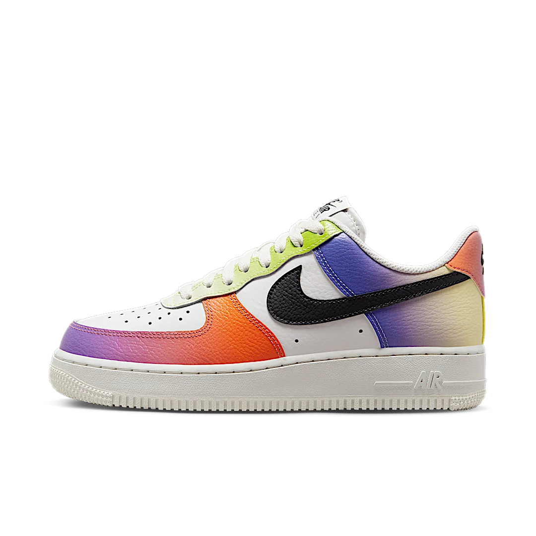 Overkicks - Nike Air Force 1 Low 07 Multi-Color Gradient (FD0801-100) - vista lateral
