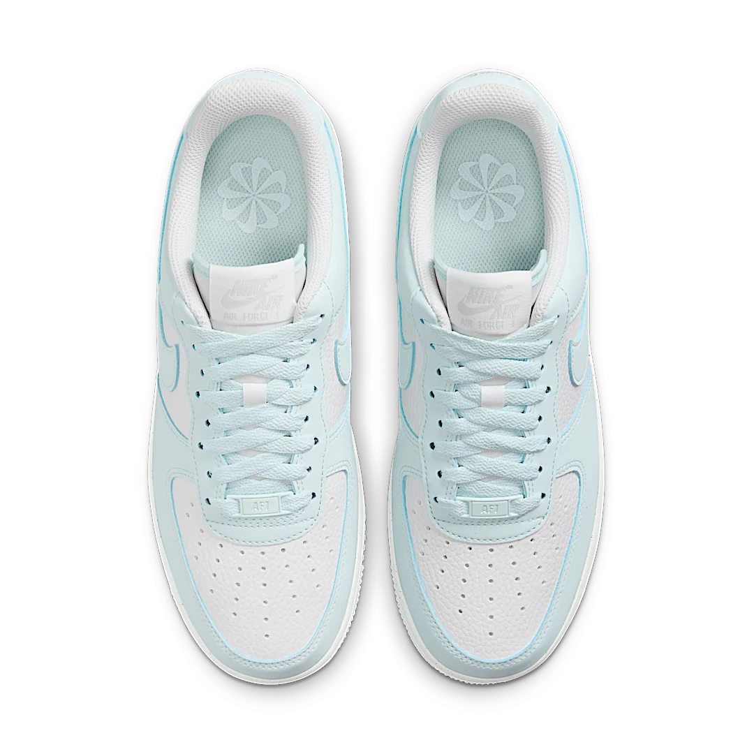Overkicks - Nike Air Force 1 Low 07 Next Nature Glacier Blue (HF5385-400) - par completo