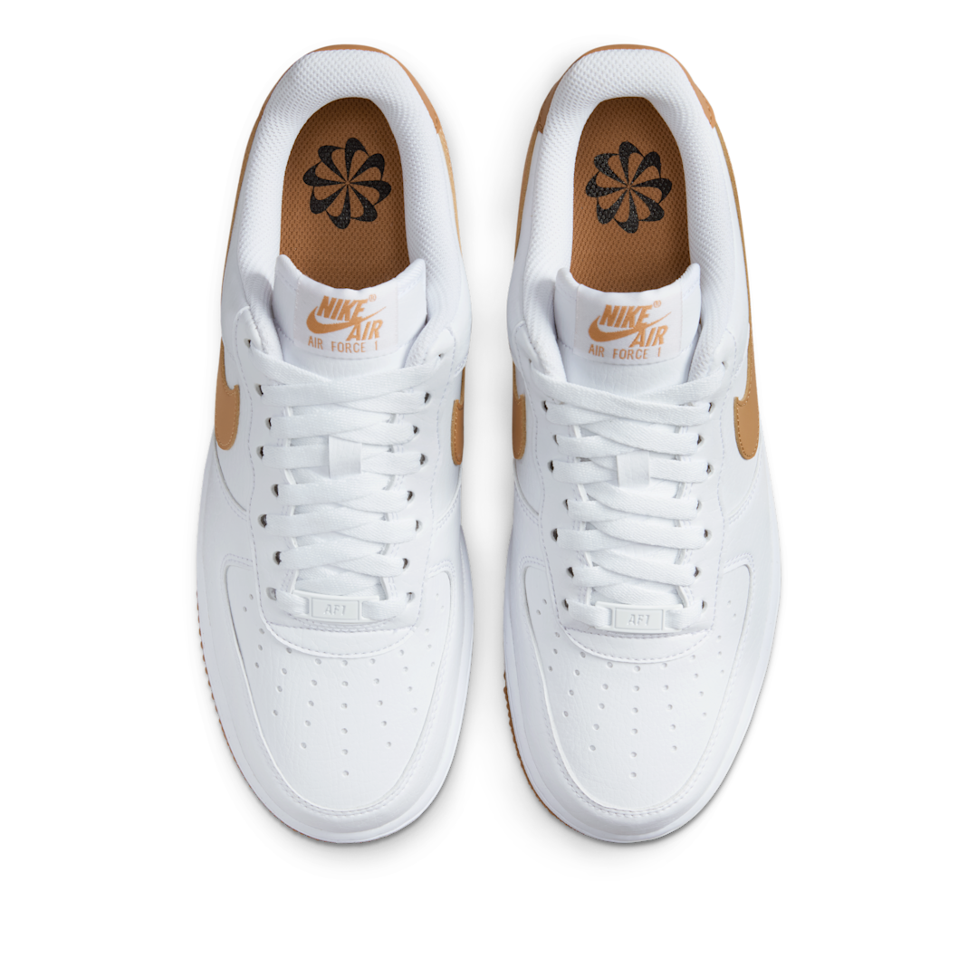 Overkicks - Nike Air Force 1 Low 07 Next Nature White Flax (DC9486-103) - detalle suela