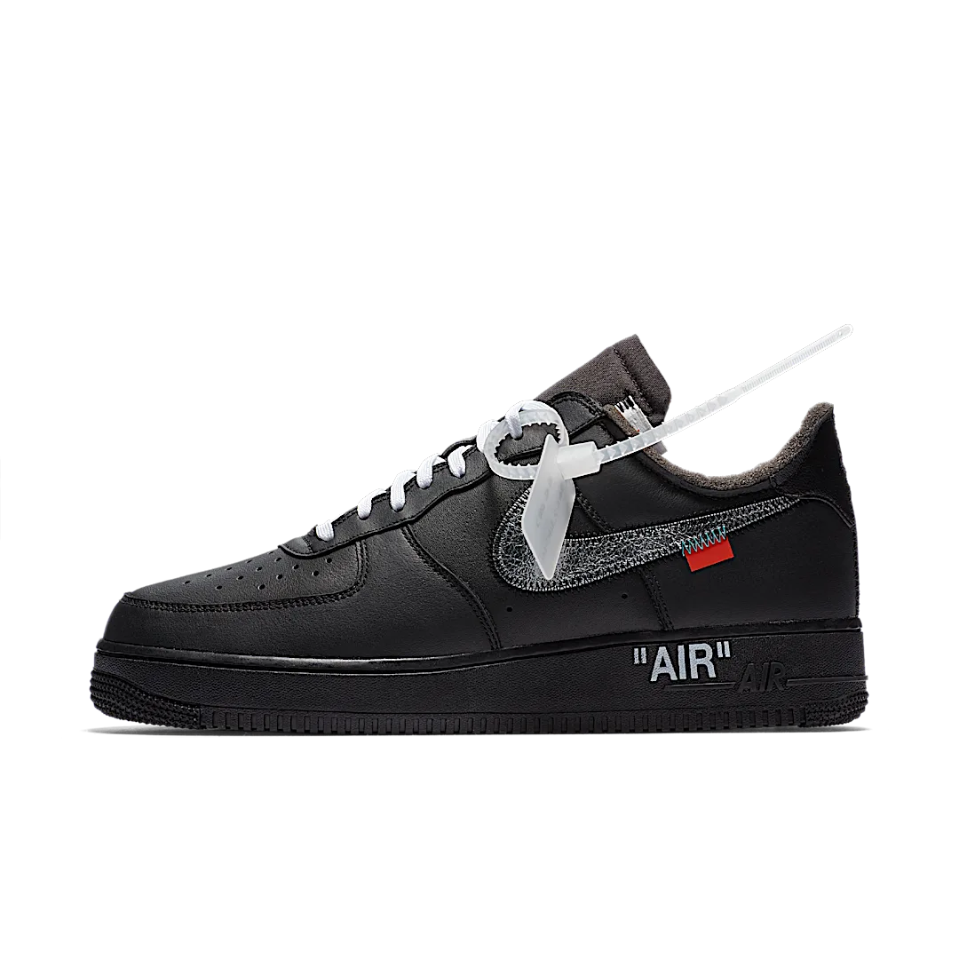 Overkicks - Nike Air Force 1 Low '07 Off-White MoMA with Socks (AV5210-001) - vista lateral