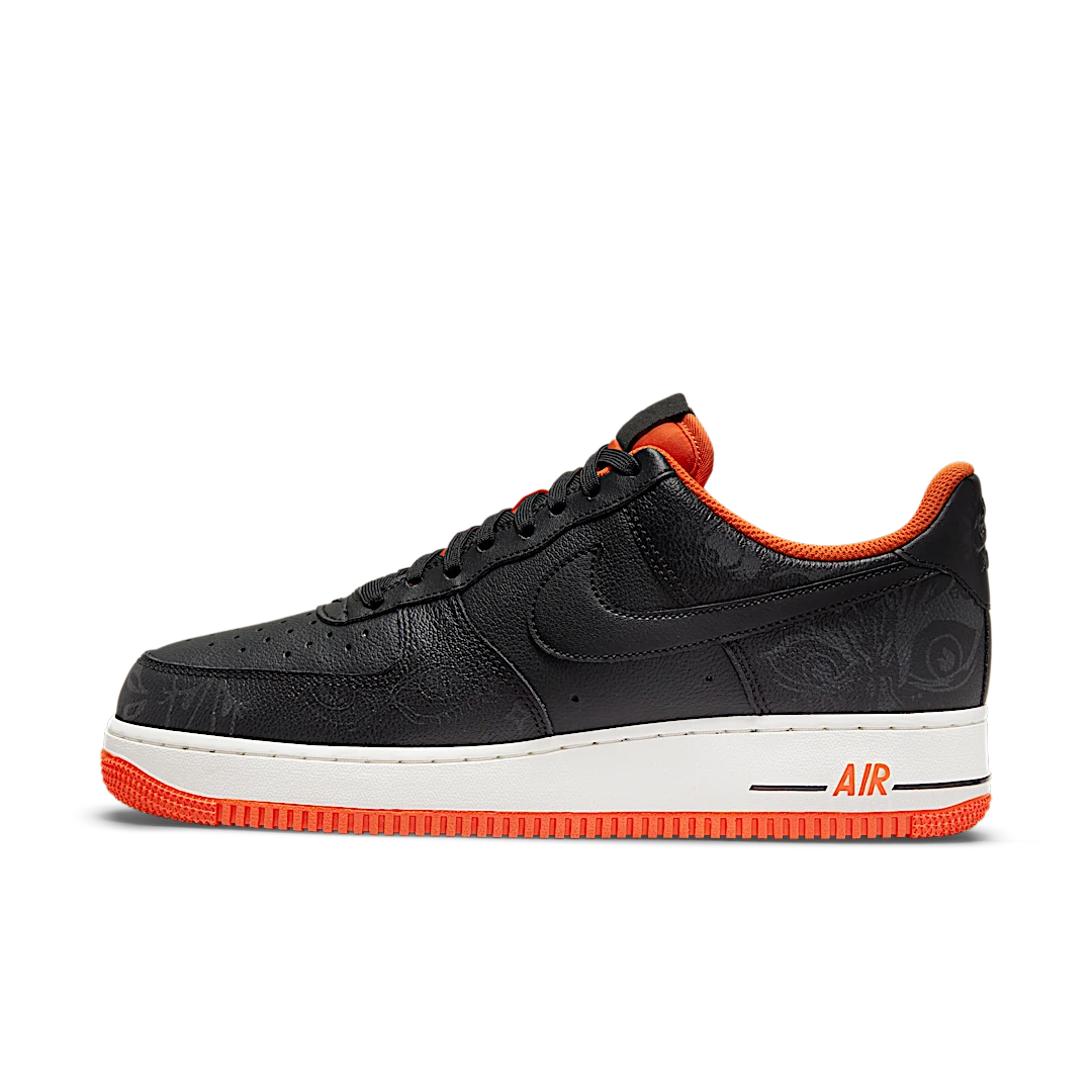 Overkicks - Nike Air Force 1 Low 07 PRM Halloween (2021) (DC8891-001) - vista lateral