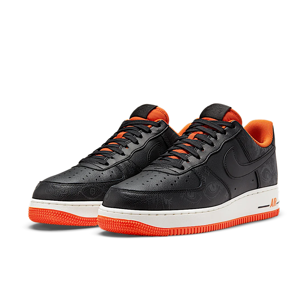 Overkicks - Nike Air Force 1 Low 07 PRM Halloween (2021) (DC8891-001) - vista trasera