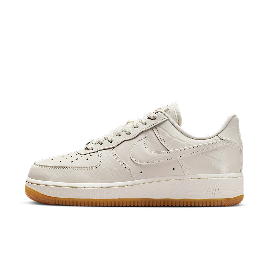 Overkicks - Nike Air Force 1 Low 07 Phantom Croc (DZ2708-001) - vista lateral