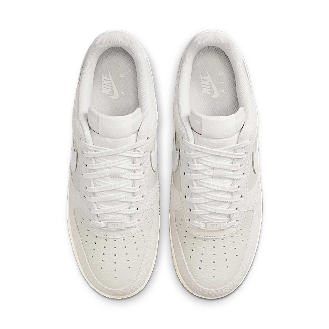 Overkicks - Nike Air Force 1 Low 07 Phantom Summit White Light Bone (HF2897-001) - par completo
