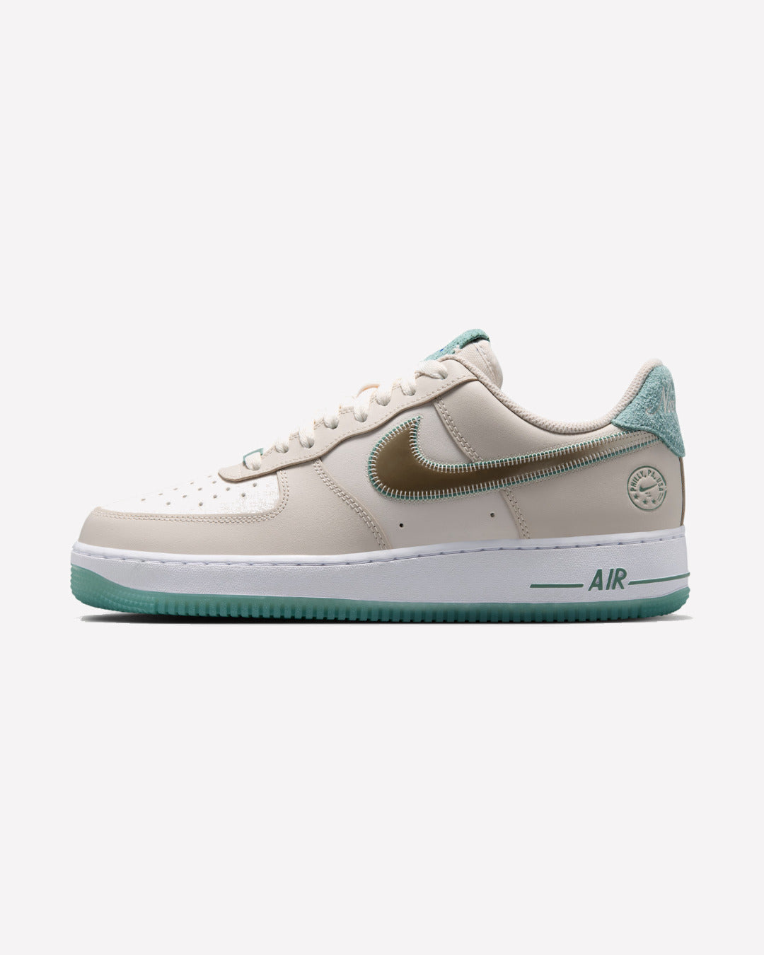 Overkicks - Nike Air Force 1 Low 07 Philadelphia (IV6205-104) - vista lateral