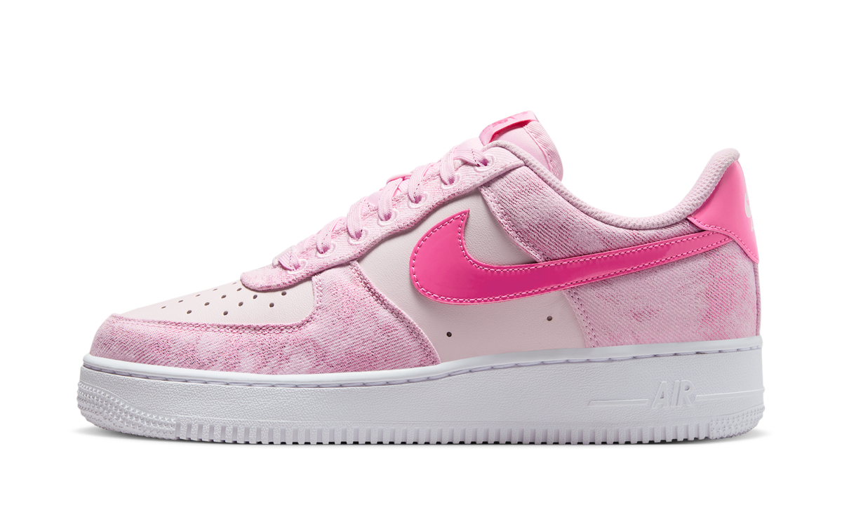 Overkicks - Nike Air Force 1 Low 07 Pink Denim (IR1974-663) - vista lateral