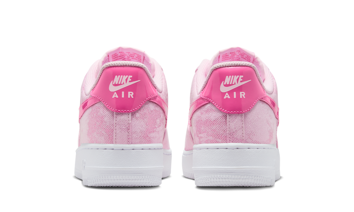 Overkicks - Nike Air Force 1 Low 07 Pink Denim (IR1974-663) - detalle talón