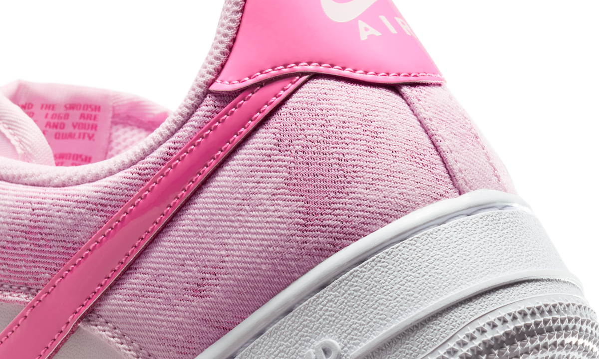 Overkicks - Nike Air Force 1 Low 07 Pink Denim (IR1974-663) - detalle