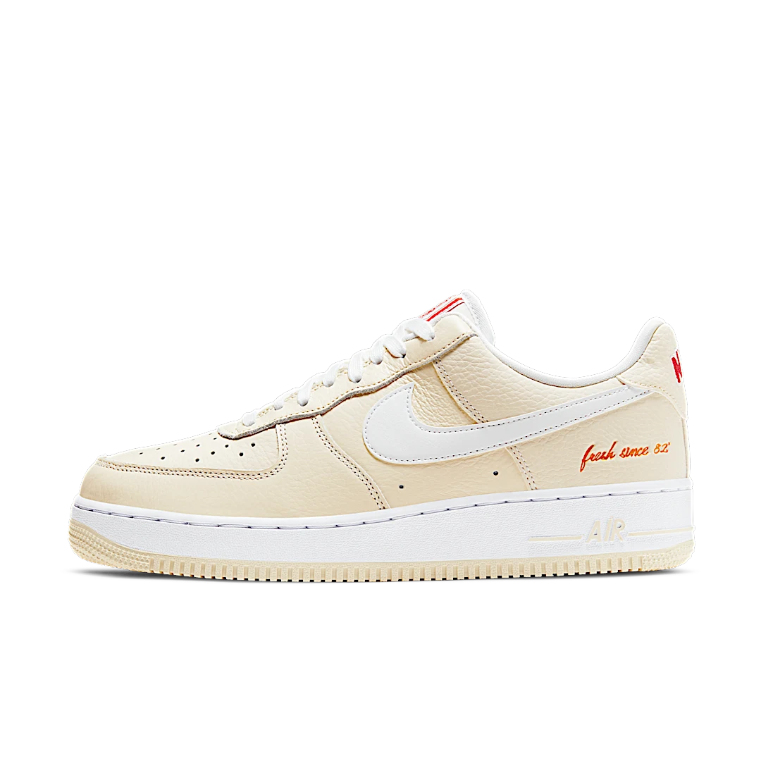 Overkicks - Nike Air Force 1 Low 07 Premium Popcorn (CW2919-100) - vista lateral