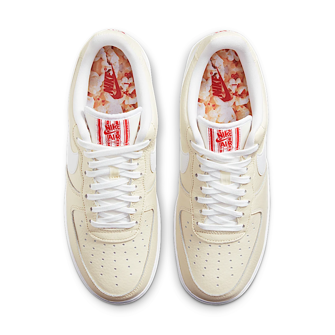 Overkicks - Nike Air Force 1 Low 07 Premium Popcorn (CW2919-100) - par completo