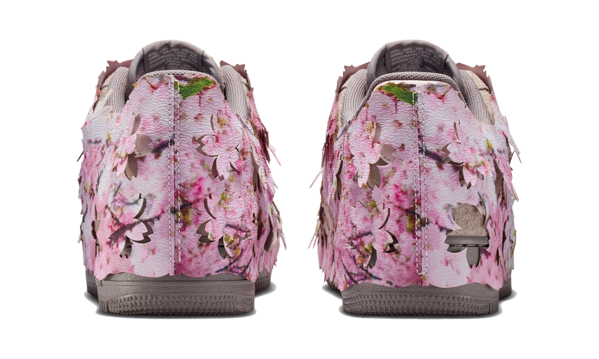Overkicks - Nike Air Force 1 Low 07 Premium Spring Flowers (IQ3472-298) - detalle talón