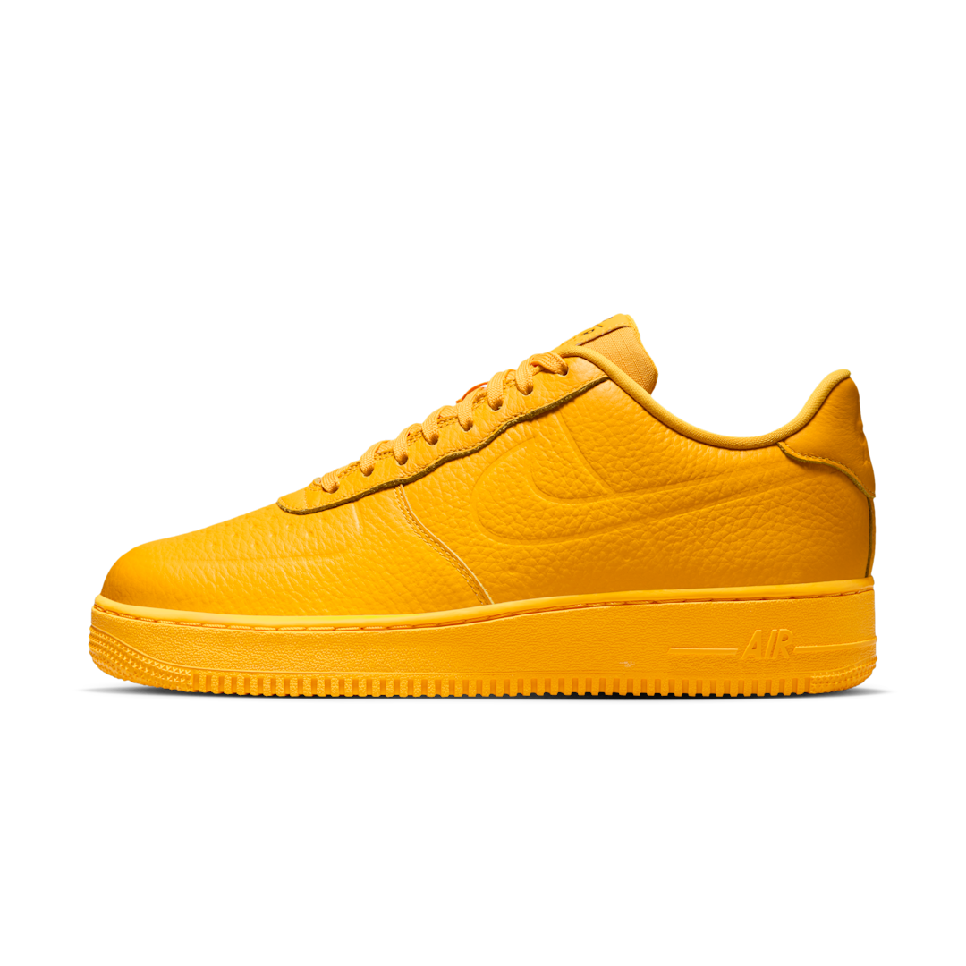 Overkicks - Nike Air Force 1 Low 07 Pro-Tech Waterproof University Gold (FB8875-700) - vista lateral