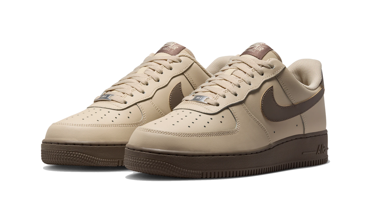 Overkicks - Nike Air Force 1 Low 07 Rattan Olive Grey (FJ4146-201) - vista trasera