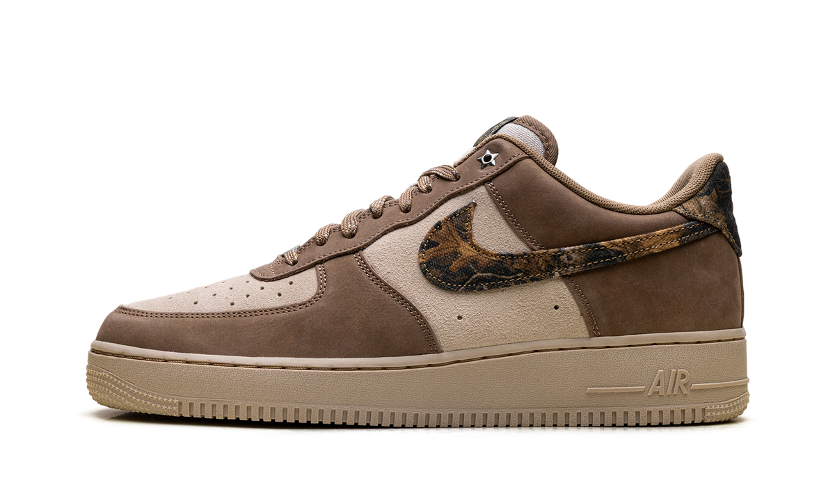 Overkicks - Nike Air Force 1 Low 07 Realtree Rattan Rocky Tan Seal Brown Camo (IO9803-200) - vista lateral