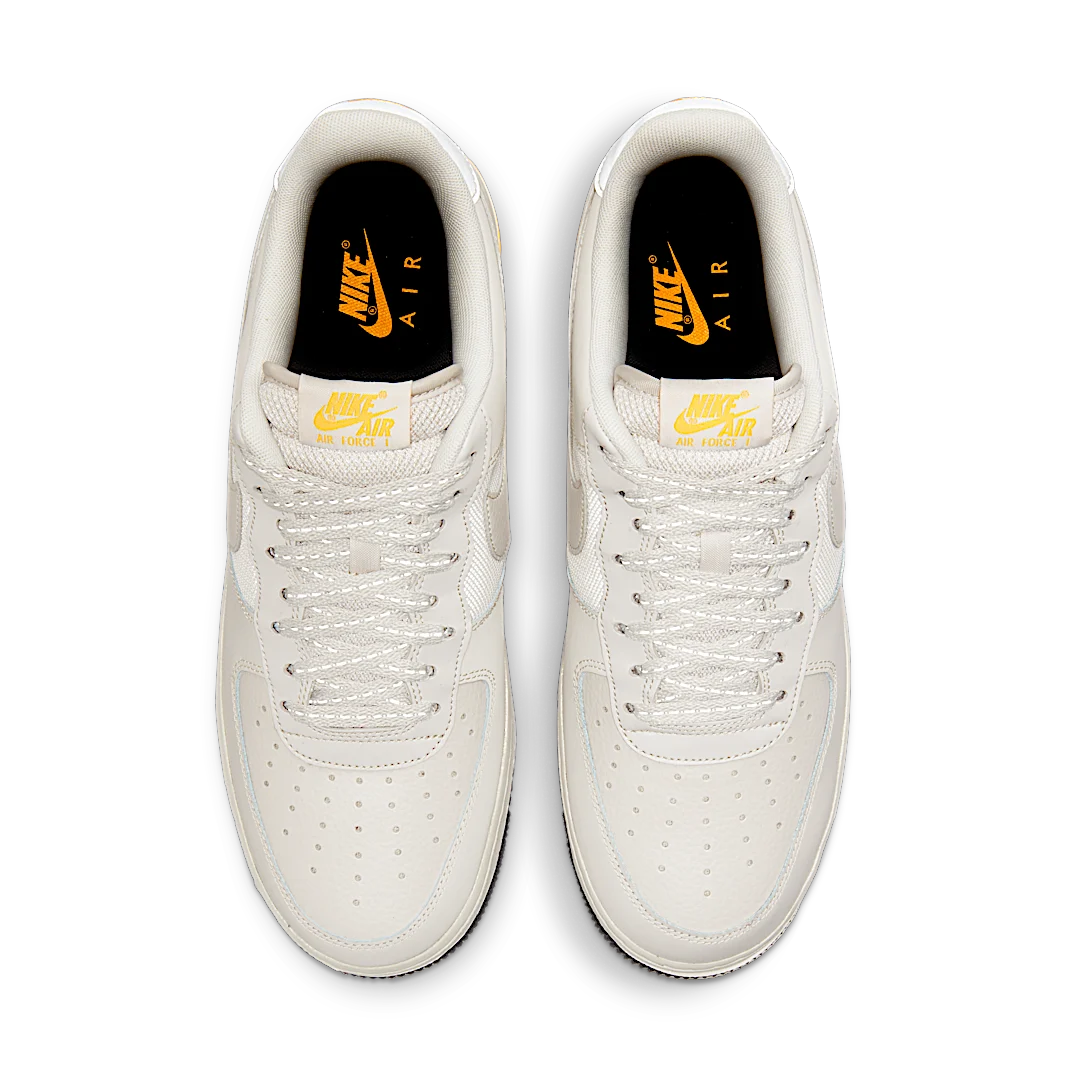 Overkicks - Nike Air Force 1 Low 07 Reflective Light Bone (DO6389-002) - par completo