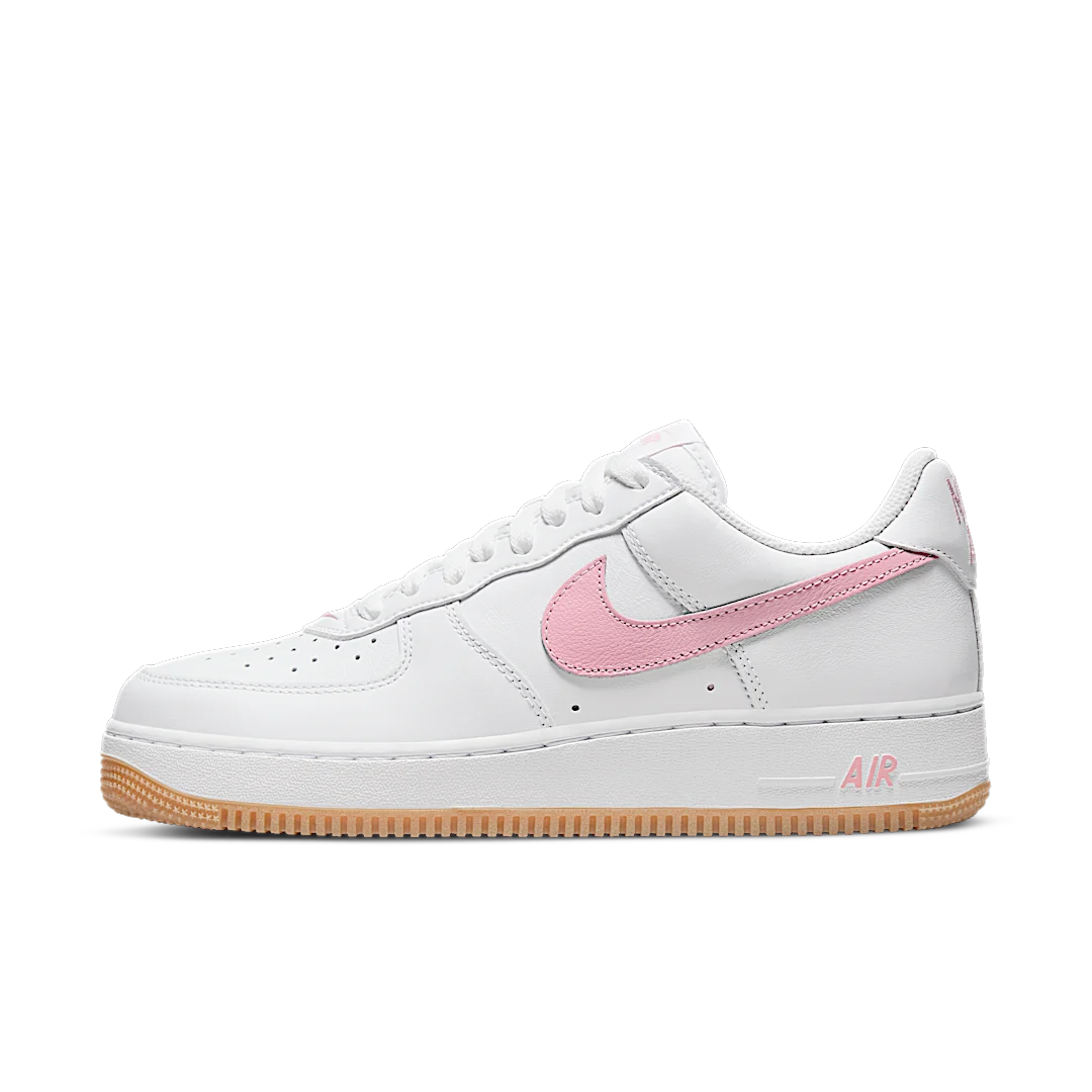 Overkicks - Nike Air Force 1 Low 07 Retro Color of the Month Pink Gum (DM0576-101) - vista lateral