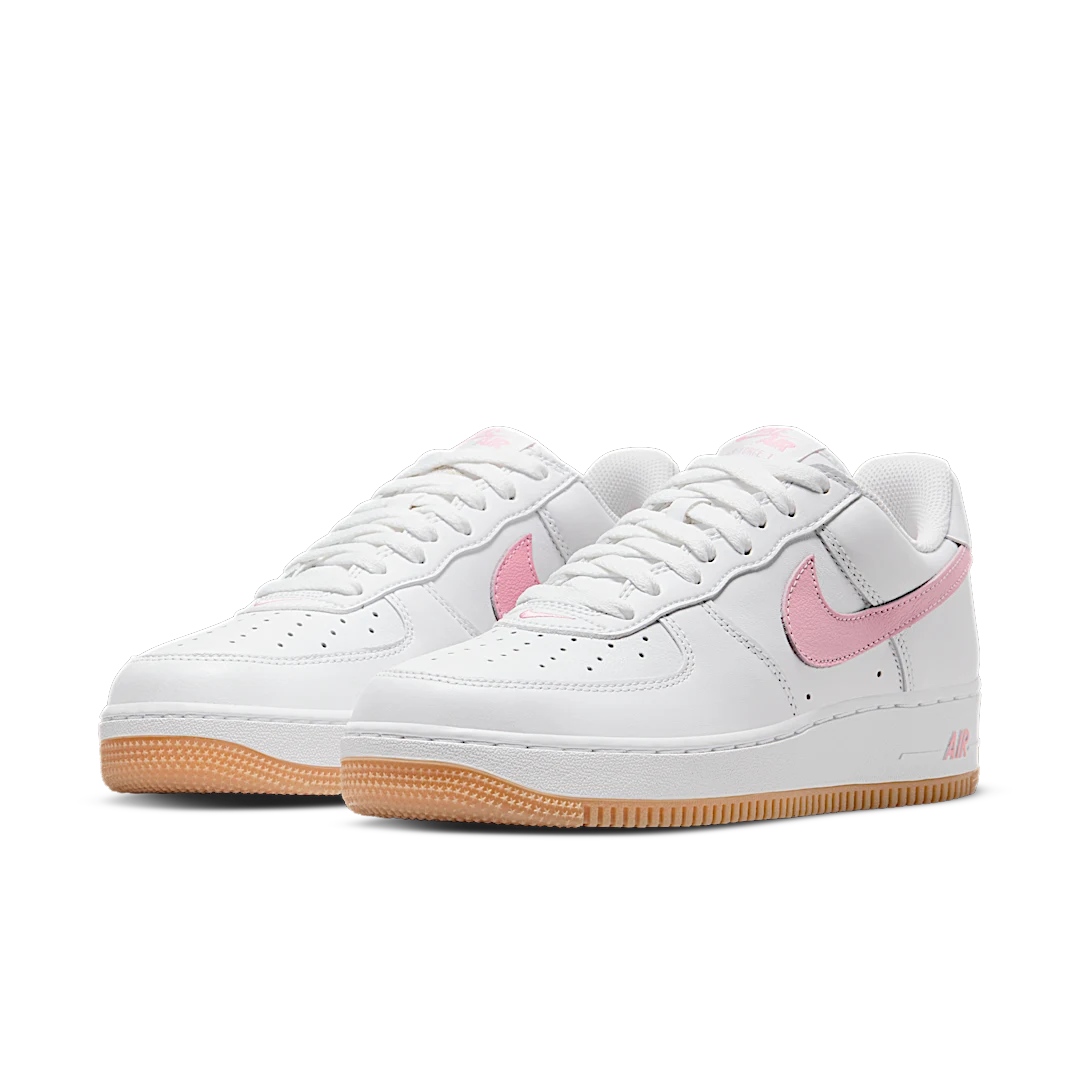 Overkicks - Nike Air Force 1 Low 07 Retro Color of the Month Pink Gum (DM0576-101) - vista trasera