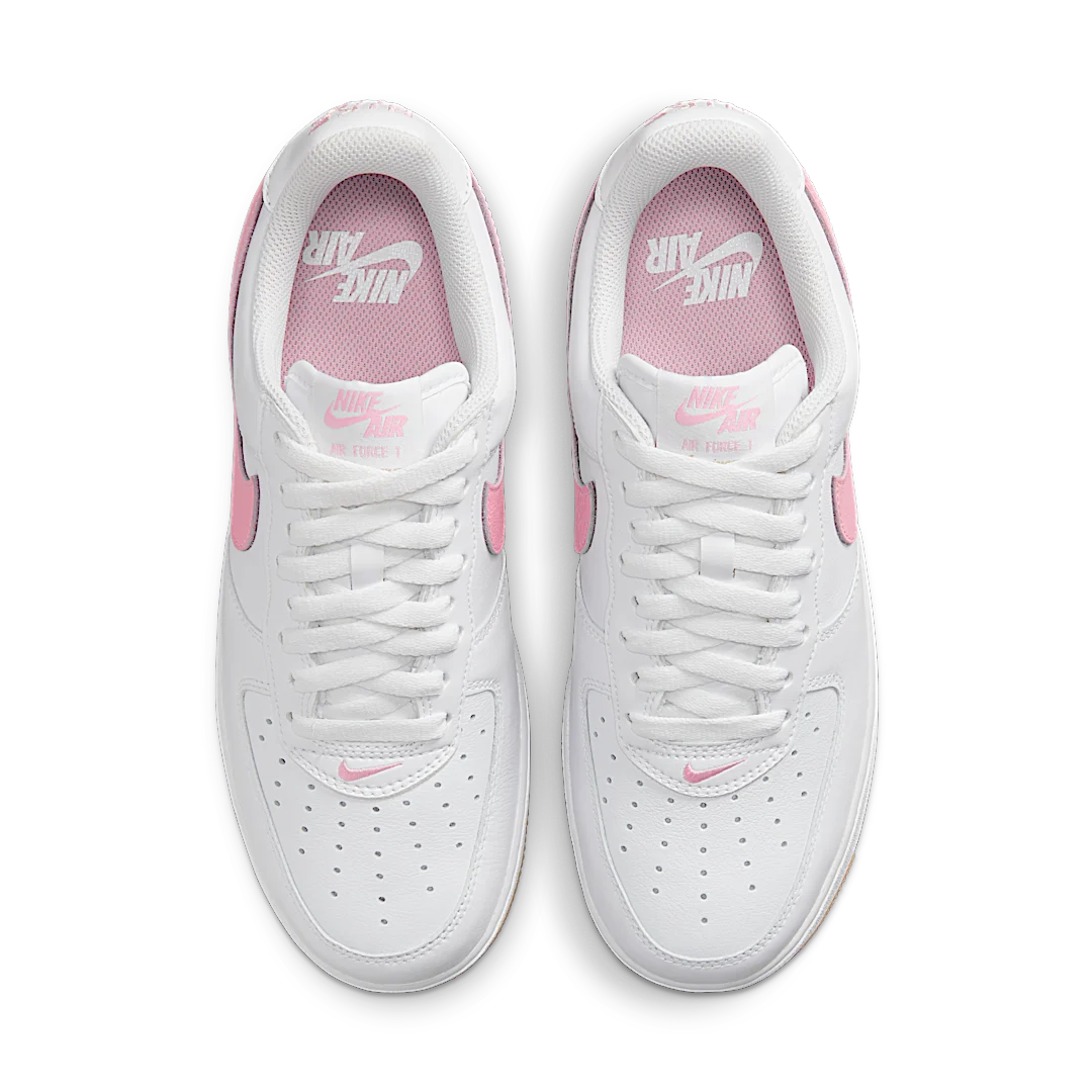 Overkicks - Nike Air Force 1 Low 07 Retro Color of the Month Pink Gum (DM0576-101) - par completo