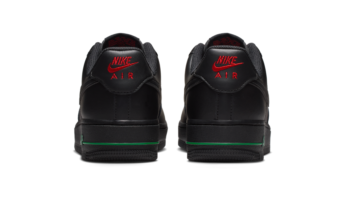 Overkicks - Nike Air Force 1 Low 07 SE Black Rose (IF0498-001) - detalle talón