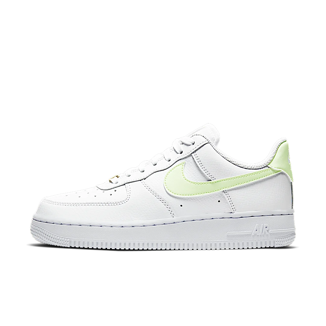 Overkicks - Nike Air Force 1 Low 07 White Barely Volt (315115-159 / 315115-155) - vista lateral
