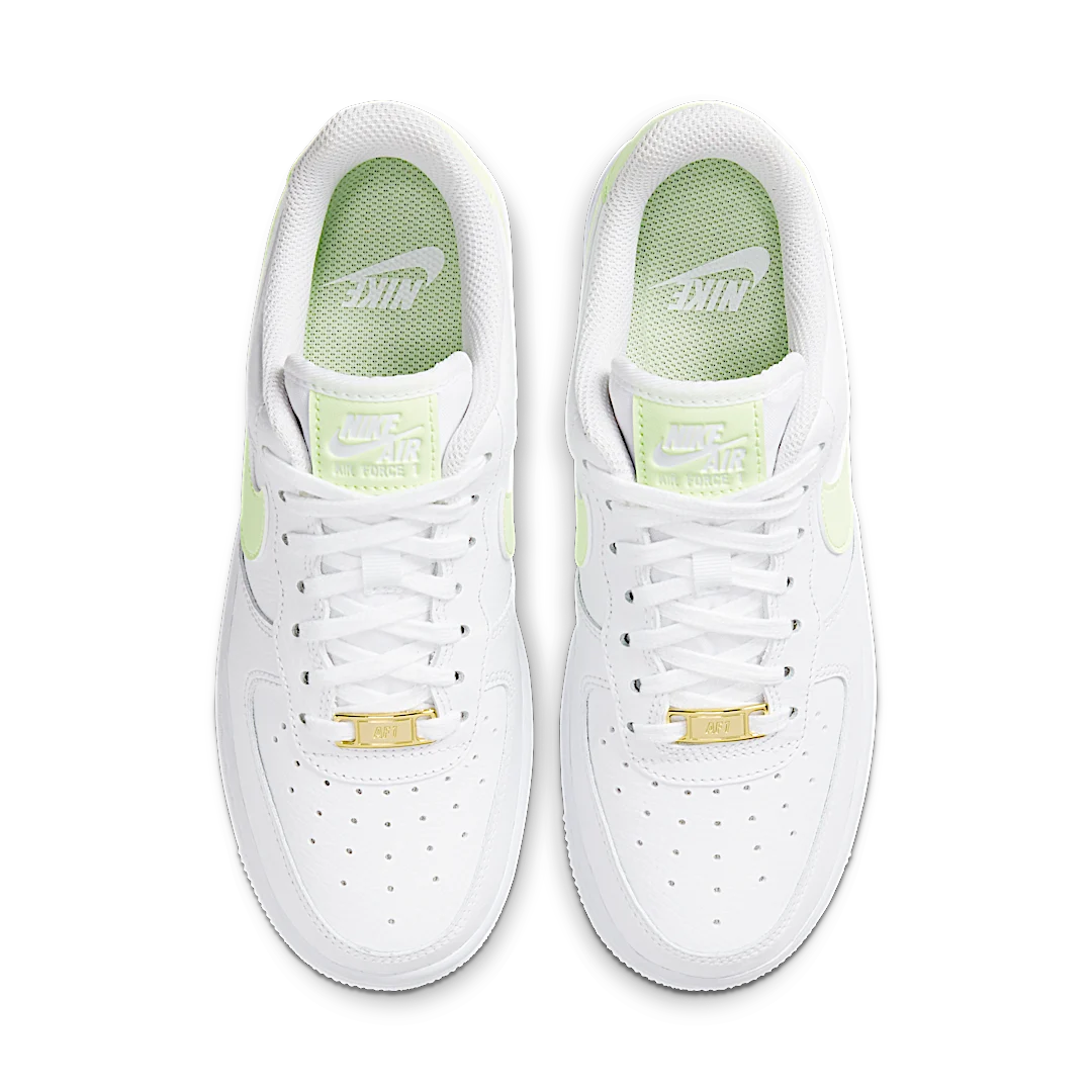 Overkicks - Nike Air Force 1 Low 07 White Barely Volt (315115-159 / 315115-155) - par completo