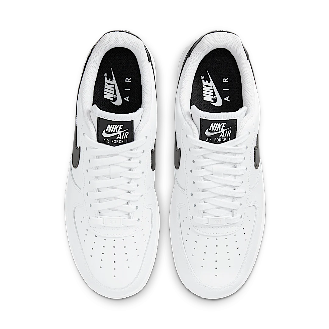 Overkicks - Nike Air Force 1 Low 07 White Black (DD8959-103) - vista trasera