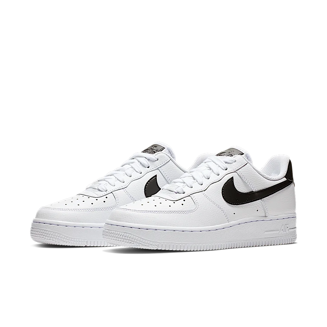Overkicks - Nike Air Force 1 Low 07 White Black (315115-152) - vista trasera