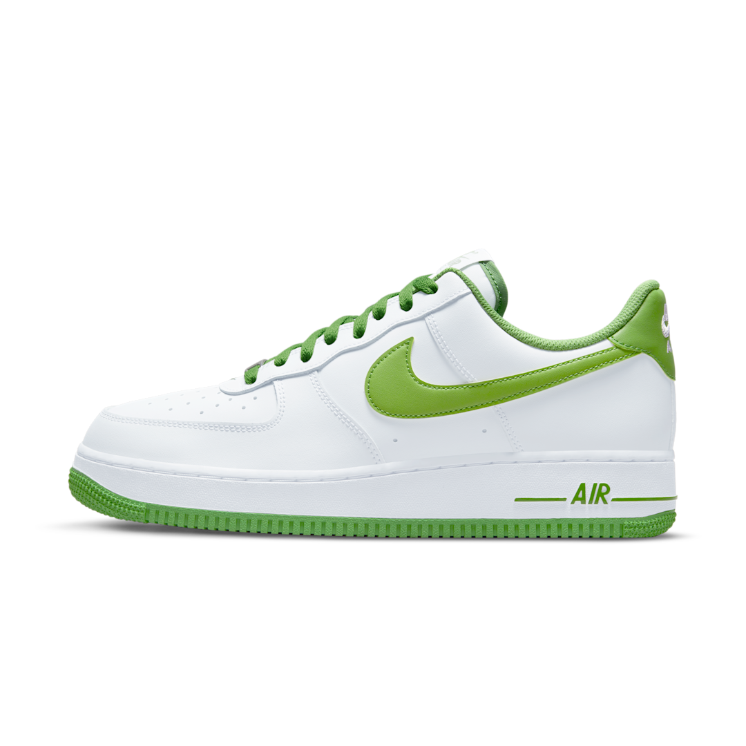 Overkicks - Nike Air Force 1 Low 07 White Chlorophyll (DH7561-105) - vista lateral