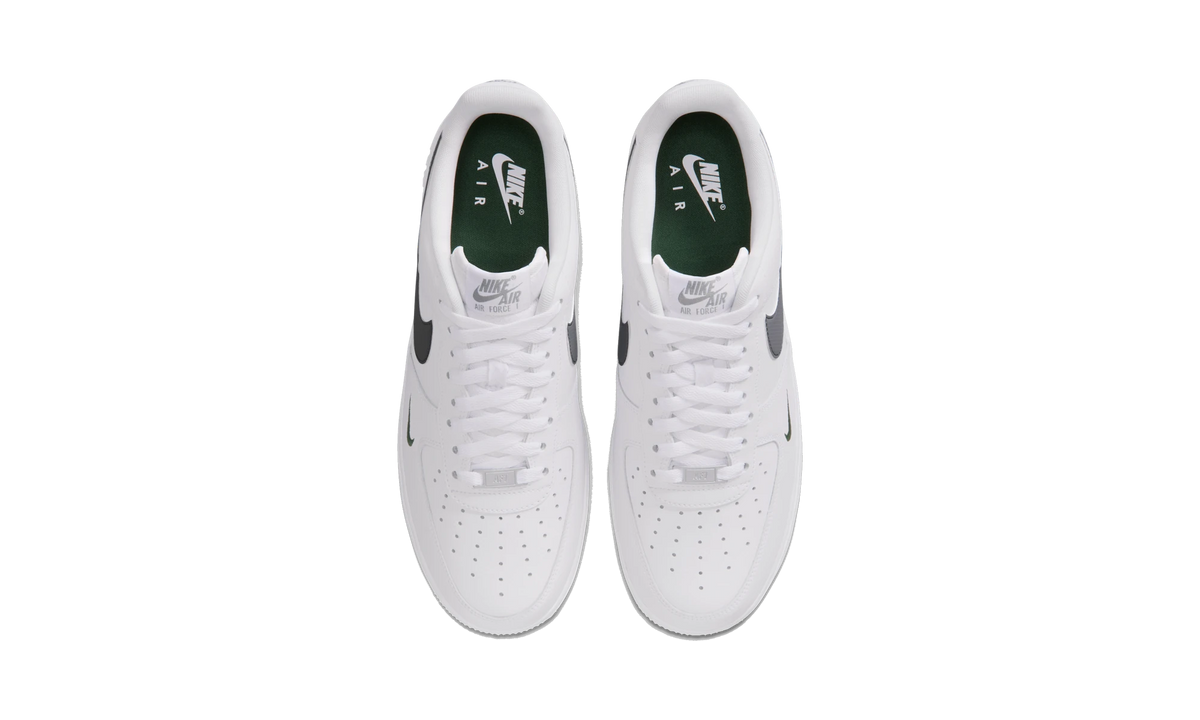 Overkicks - Nike Air Force 1 Low 07 White/Fir/Cool Grey (IX0349-100) - vista superior