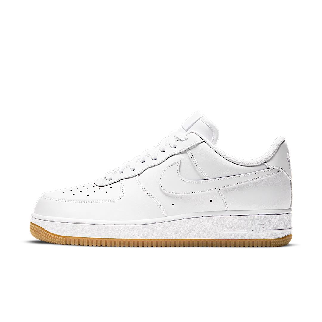 Overkicks - Nike Air Force 1 Low 07 White Gum (DJ2739-100) - vista lateral