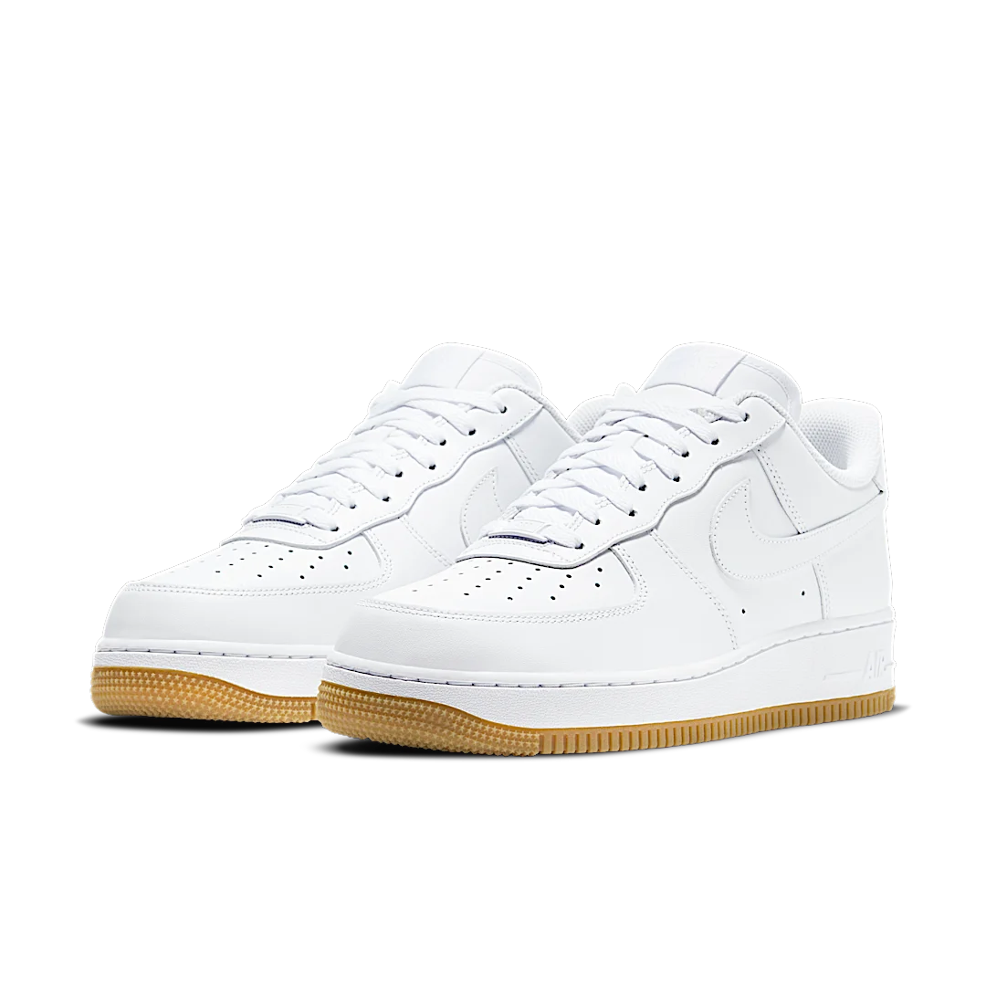 Overkicks - Nike Air Force 1 Low 07 White Gum (DJ2739-100) - vista trasera