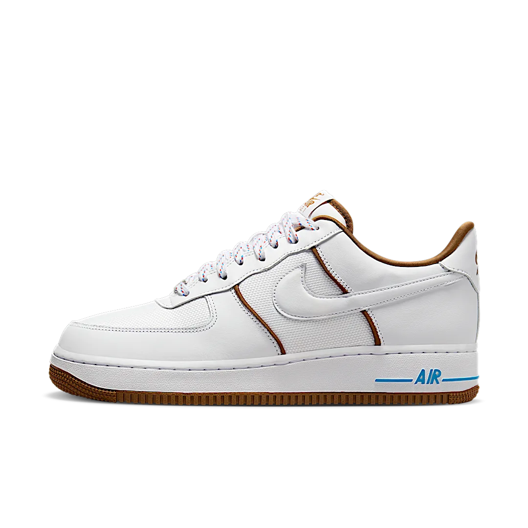 Overkicks - Nike Air Force 1 Low 07 White Light British Tan (FN5757-100) - vista lateral