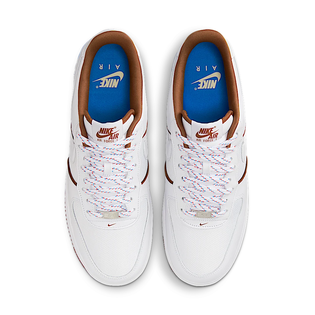Overkicks - Nike Air Force 1 Low 07 White Light British Tan (FN5757-100) - par completo