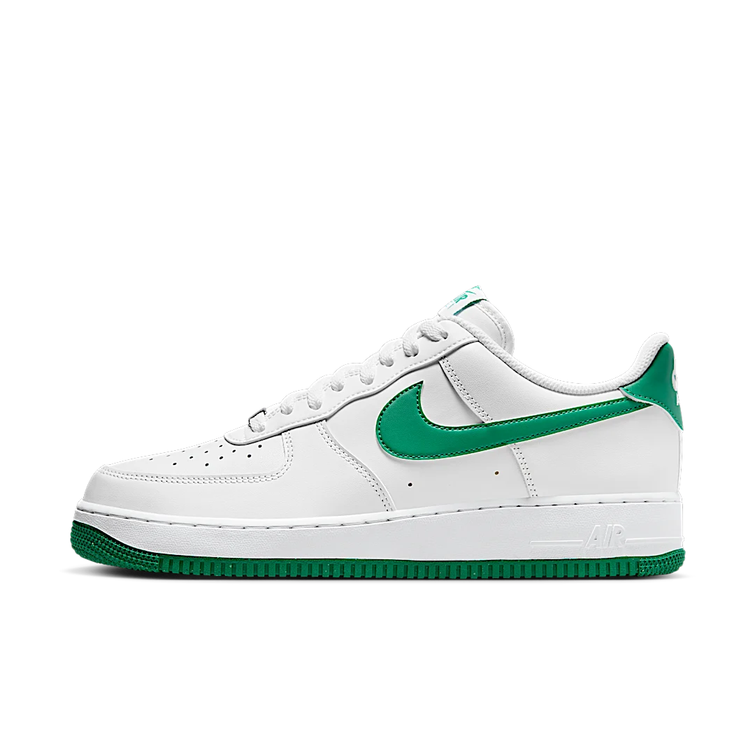 Overkicks - Nike Air Force 1 Low 07 White Malachite (FJ4146-102) - vista lateral