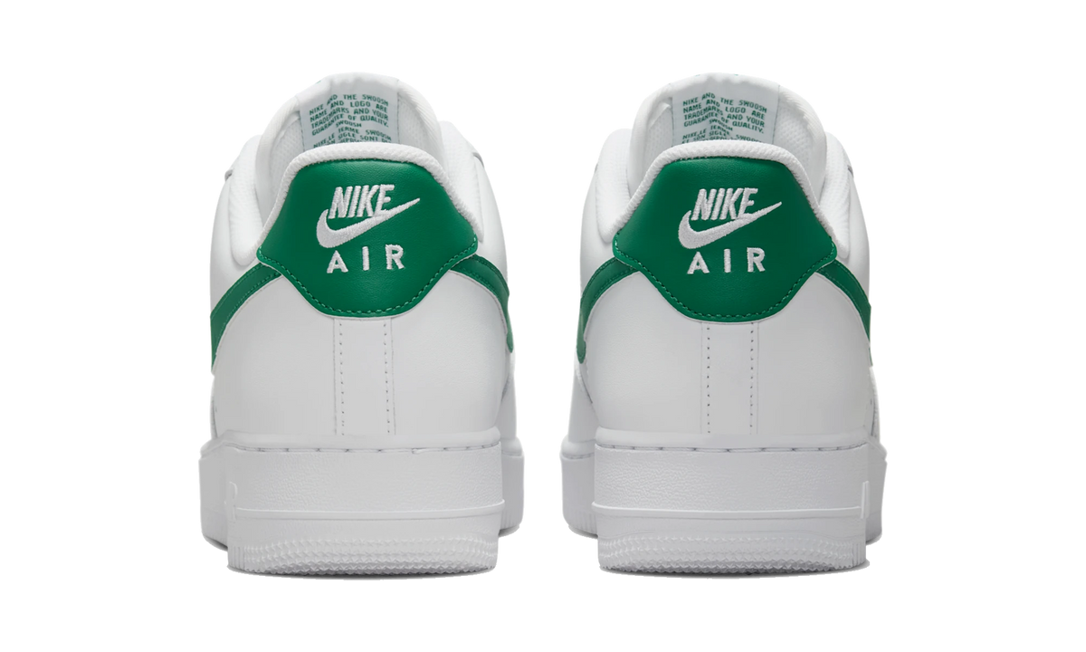 Overkicks - Nike Air Force 1 Low 07 White Malachite (2024) (FJ4146-121) - detalle talón