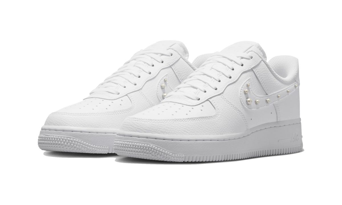 Overkicks - Nike Air Force 1 Low 07 White Pearl Swoosh (IU7557-100) - vista trasera
