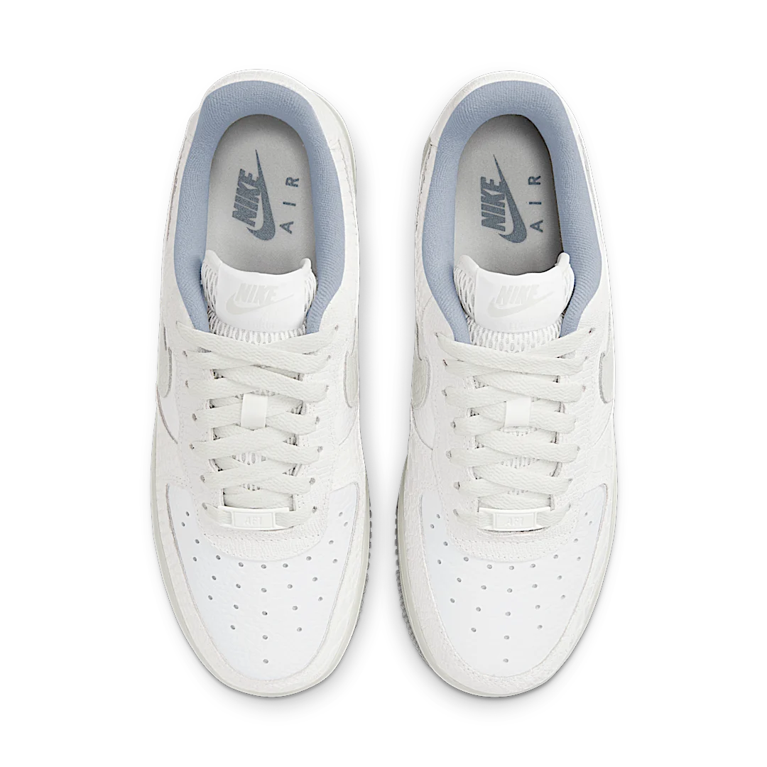 Overkicks - Nike Air Force 1 Low 07 White Python (DX2678-100) - par completo
