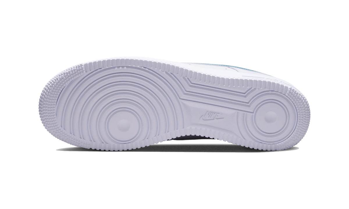 Overkicks - Nike Air Force 1 Low 07 White Smokey Blue (FJ4146-114) - par completo