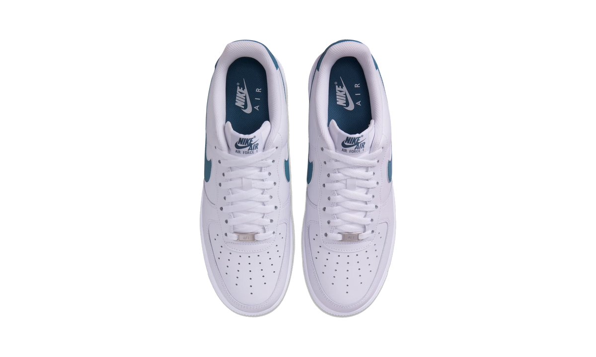 Overkicks - Nike Air Force 1 Low 07 White Smokey Blue (FJ4146-114) - vista superior