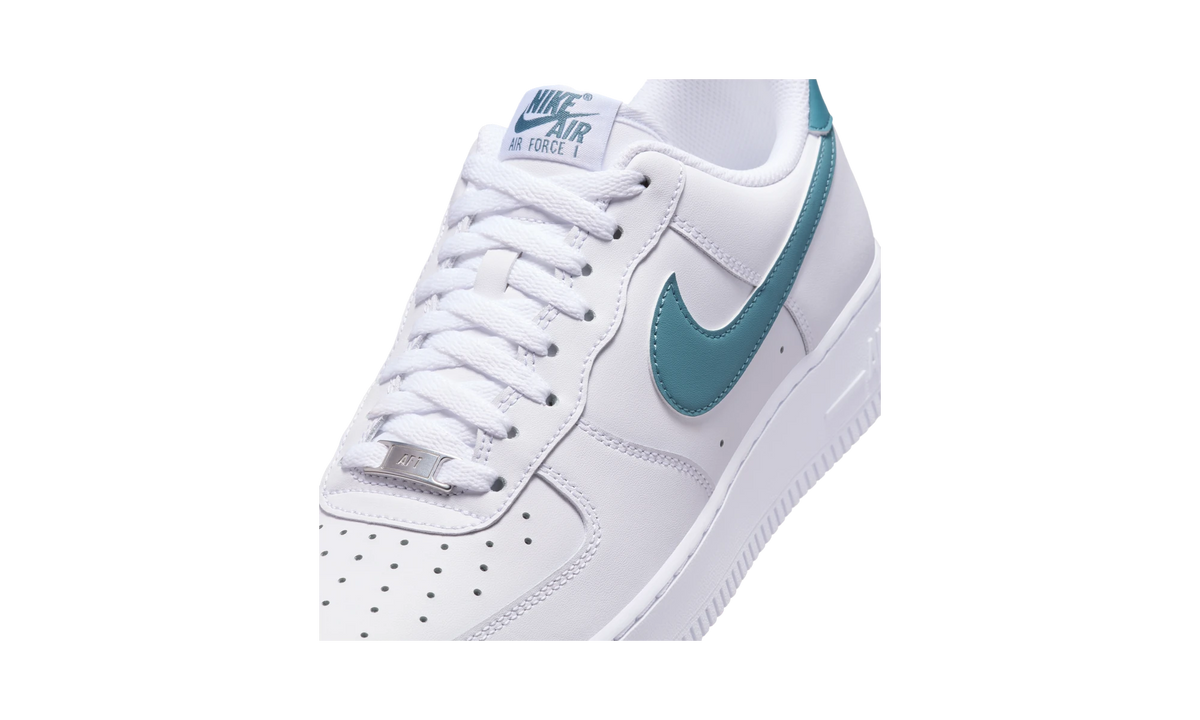 Overkicks - Nike Air Force 1 Low 07 White Smokey Blue (FJ4146-114) - detalle lateral interior