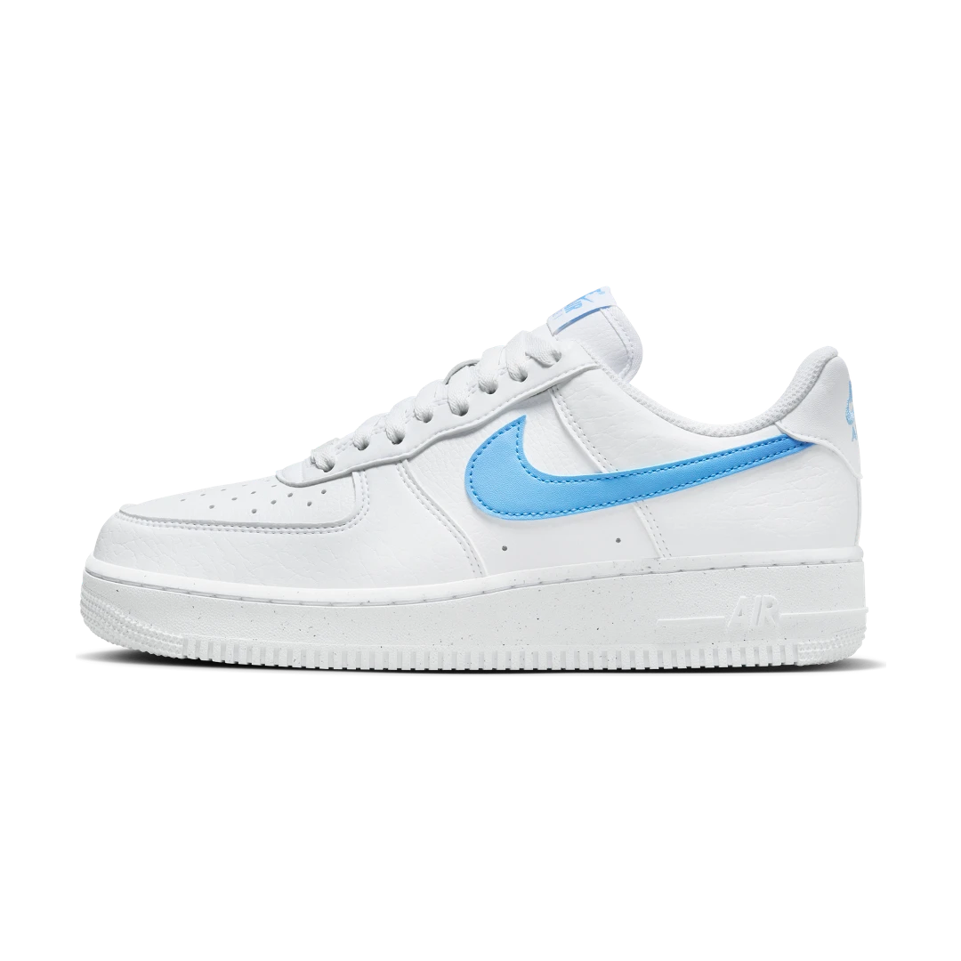 Overkicks - Nike Air Force 1 Low 07 White University Blue (DV3808-103) - vista lateral