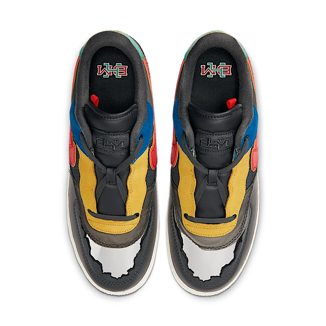 Overkicks - Nike Air Force 1 Low BHM (2020) (CT5534-001) - par completo