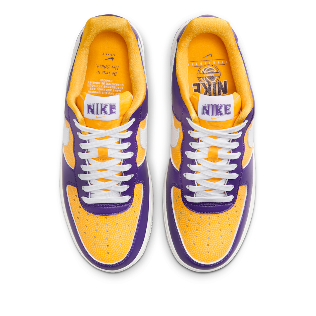 Overkicks - Nike Air Force 1 Low Be True To Her School LSU (FJ1408-500) - par completo