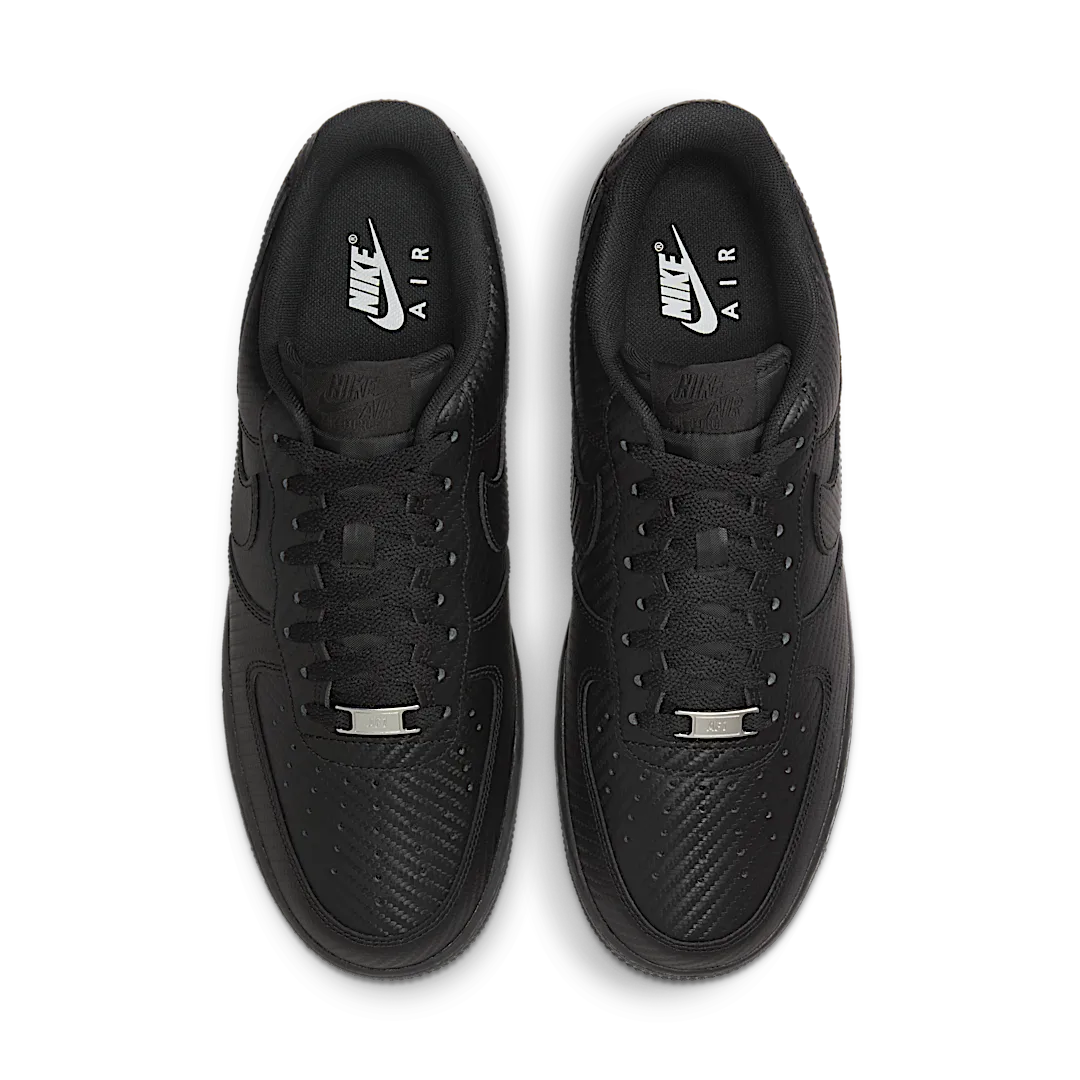 Overkicks - Nike Air Force 1 Low Black Carbon Fiber (HF2886-001) - par completo