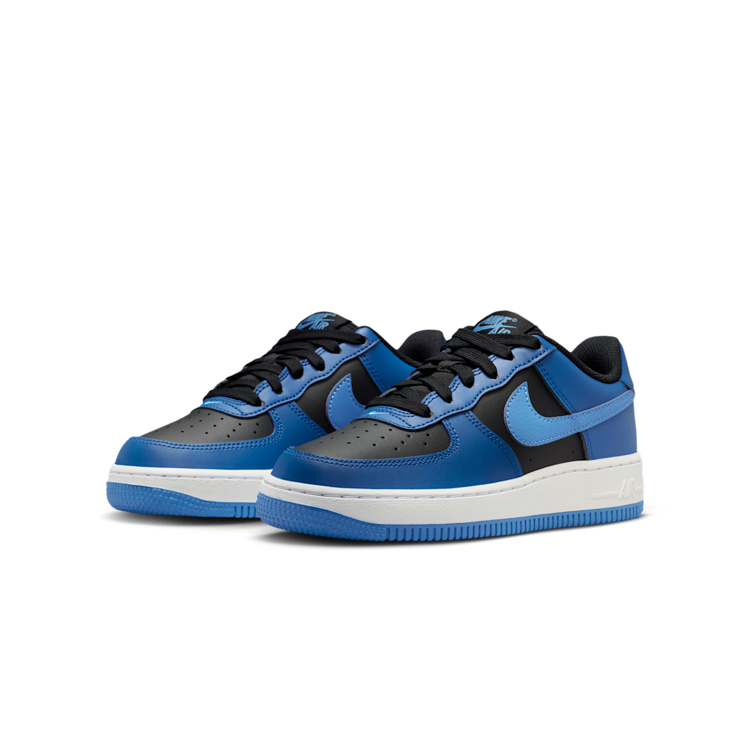 Overkicks - Nike Air Force 1 Low Black Court Blue (GS) (CT3839-012) - imagen 2