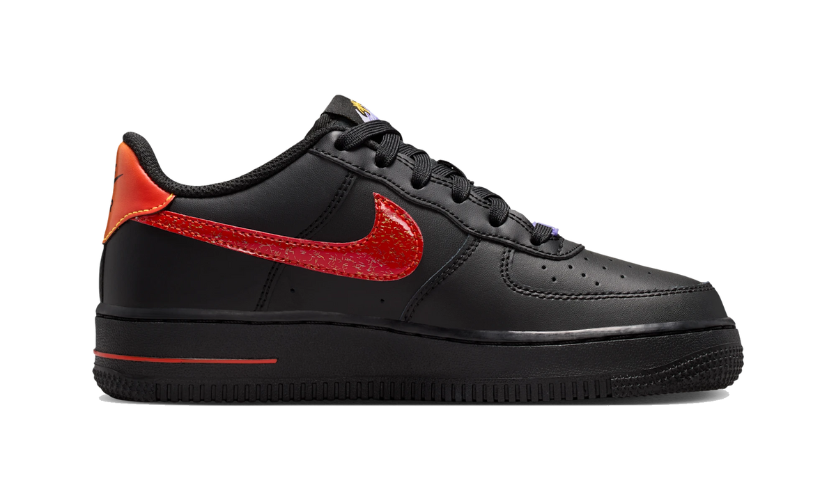 Overkicks - Nike Air Force 1 Low Black Multi-Color (IM7742-001) - detalle suela
