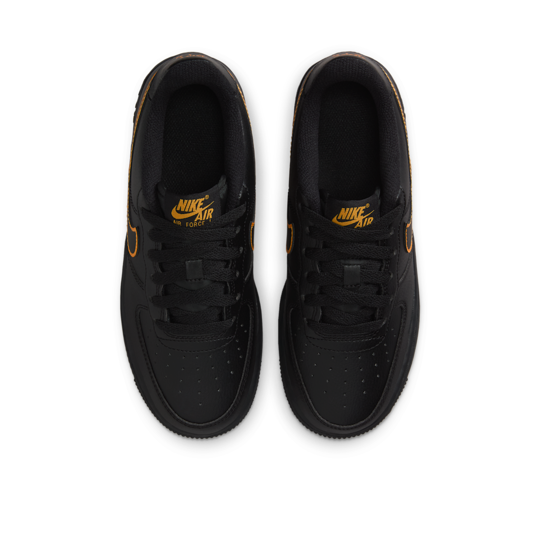 Overkicks - Nike Air Force 1 Low Black Sundial (IF6158-001) - par completo