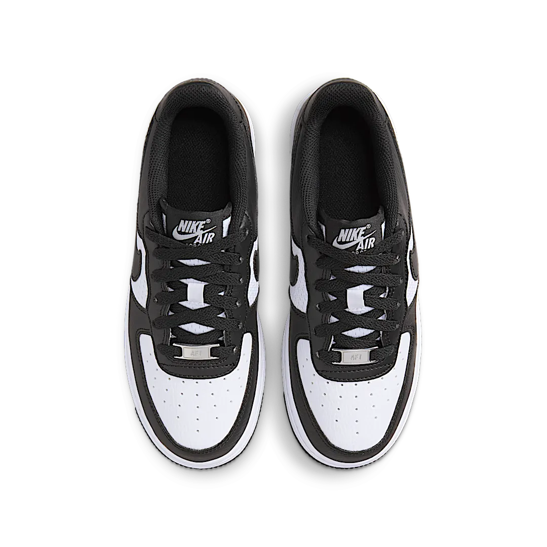 Overkicks - Nike Air Force 1 Low Black White Mesh (GS) (HJ9201-001) - imagen 3
